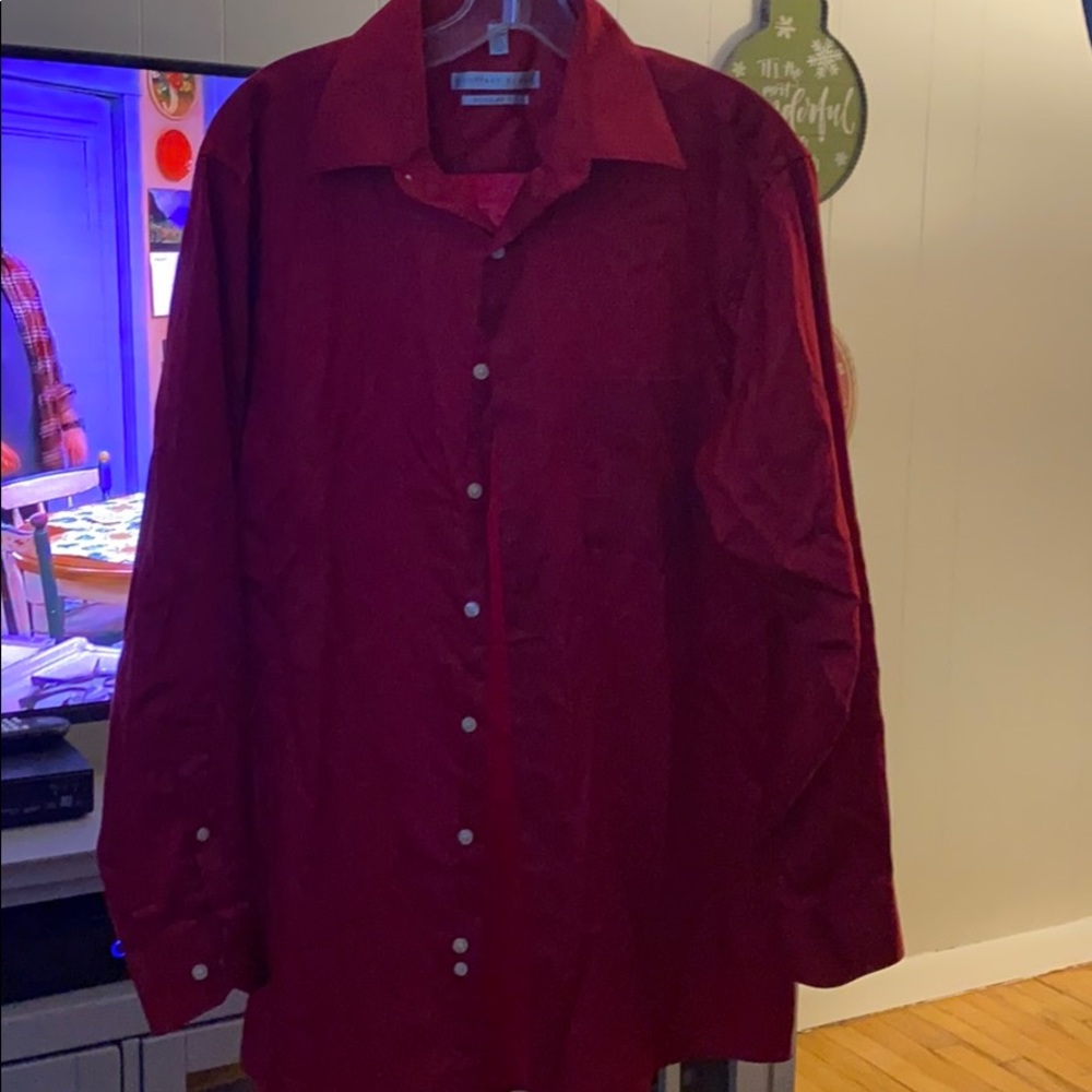 Men’s Red Dress Shirt